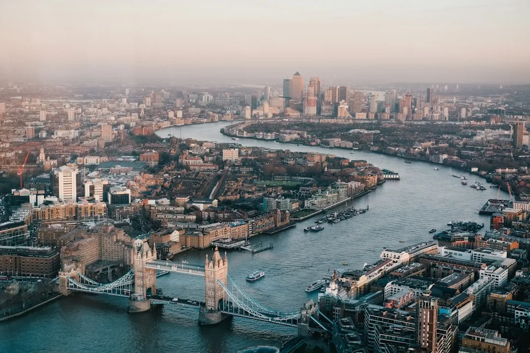Stoke-on-Trent — aerial photography of London skyline during daytime